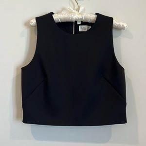 Black Eliza J crop top